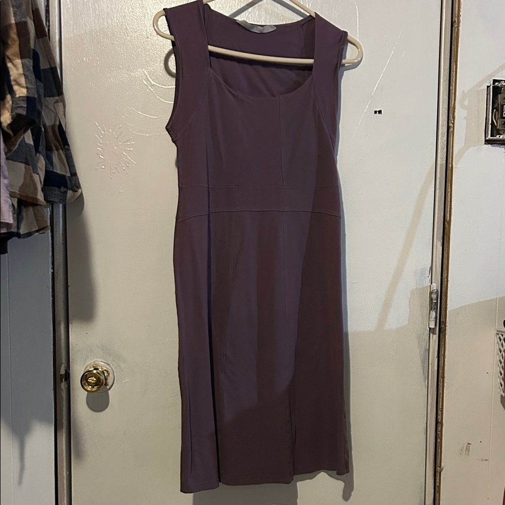 Athleta Purple Midi Dress